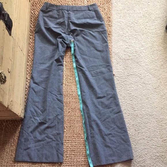 TAHARI HEATHER GRAY 2 PC PANT BLAZER SUIT SET 6 - Picture 4 of 16